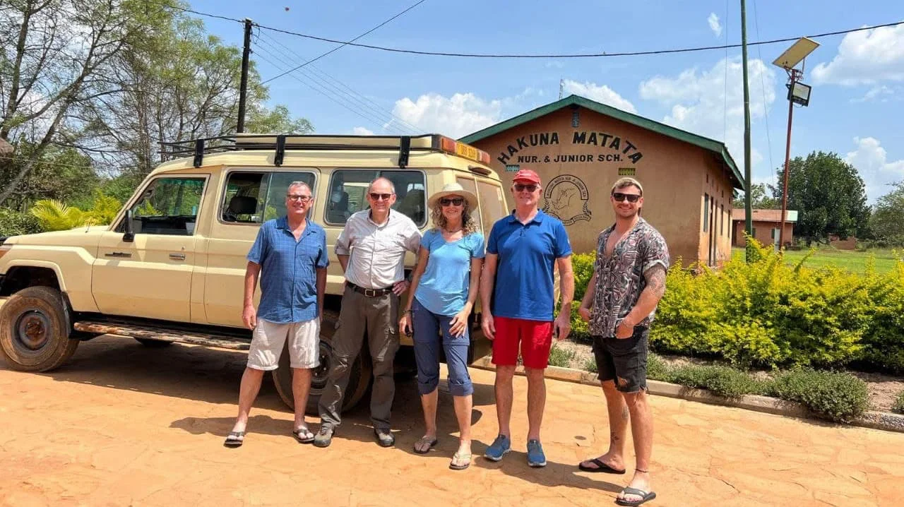 Das Team von rechts: Axel, Ede, Silke, Rudi, Joachim