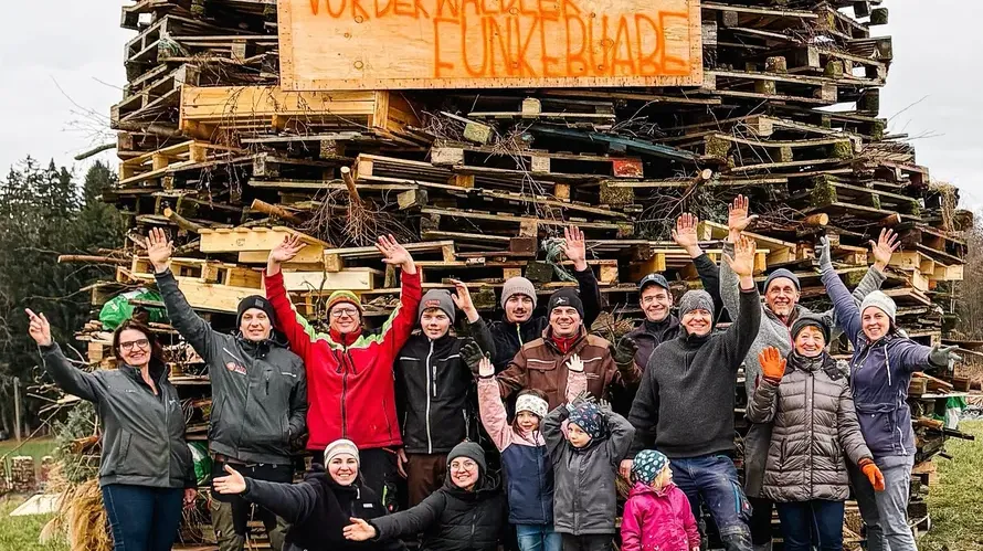Tolle Aktion der "Vorderwälder Funkenbande"